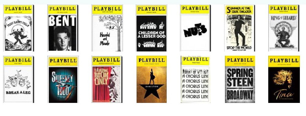 A collection of Playbills of shows Mark Winkler has seen 3