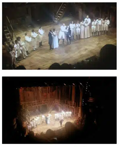 Broadway Moments: Hamilton actors on stage