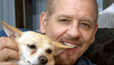 A Dog's Love: Mark Winkler and Lilly the dog