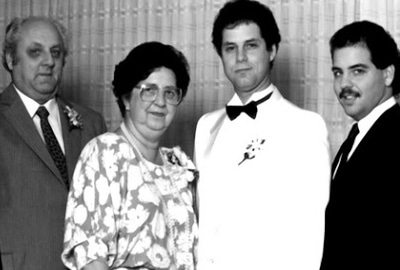 Mark Winkler, borther and parents