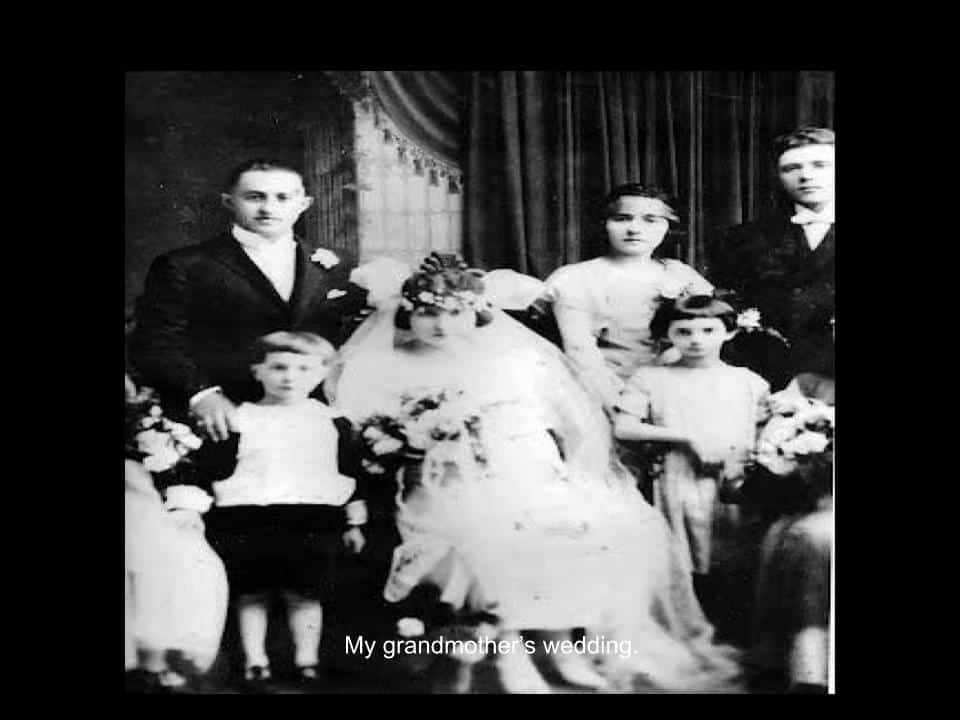 Mark Winkler's grandmother's wedding