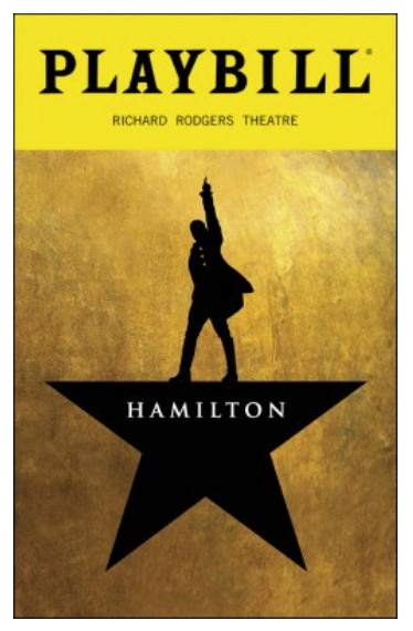 Playbill of Hamilton